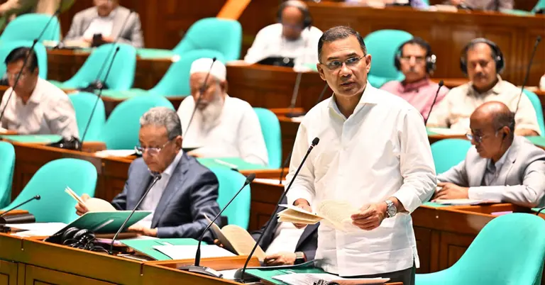 জাতীয় সংসদের অধিবেশনে প্রধানমন্ত্রী তারেক রহমান